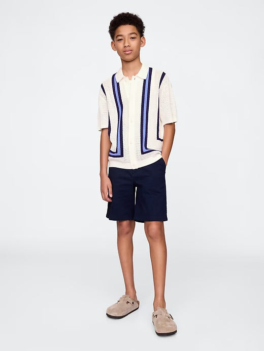 Gap Kids Relaxed Crochet Shirt