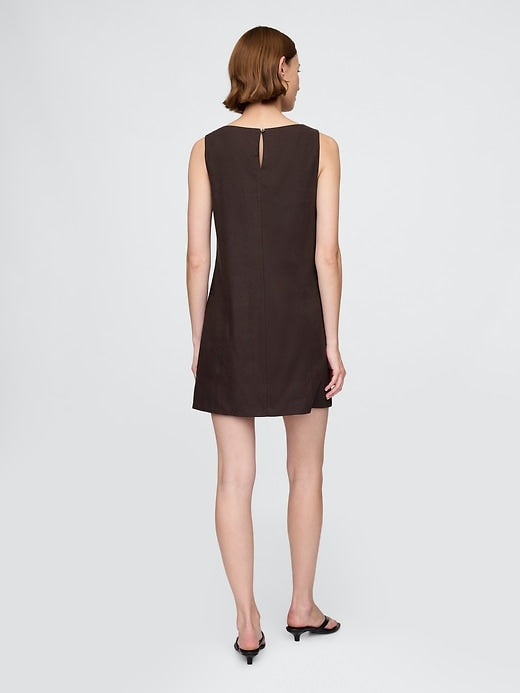 Gap Linen-Blend Mini Shift Dress