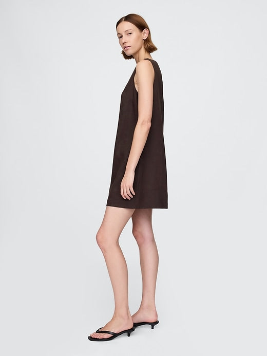 Gap Linen-Blend Mini Shift Dress
