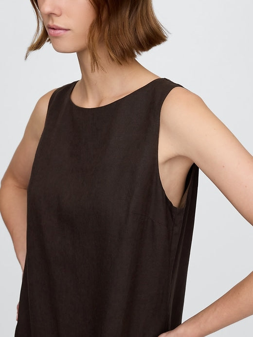 Gap Linen-Blend Mini Shift Dress