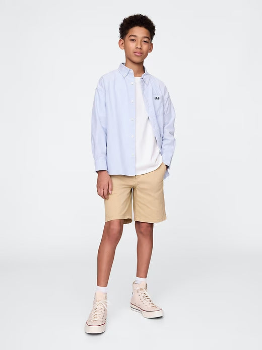 Gap Kids 7" Relaxed Khaki Shorts