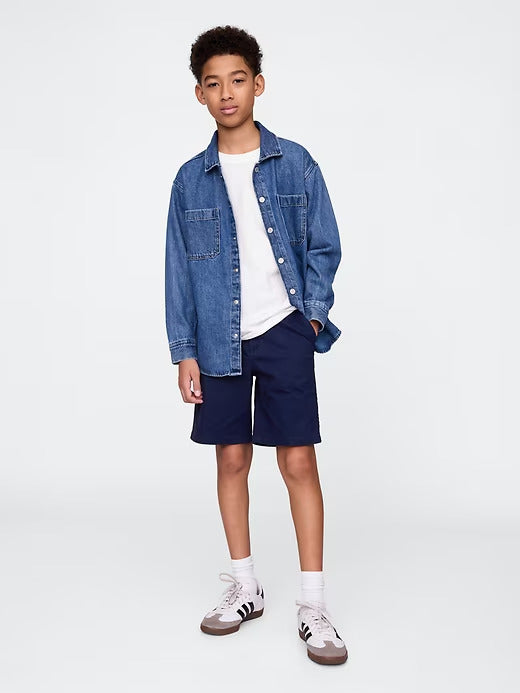 Gap Kids 7" Relaxed Khaki Shorts