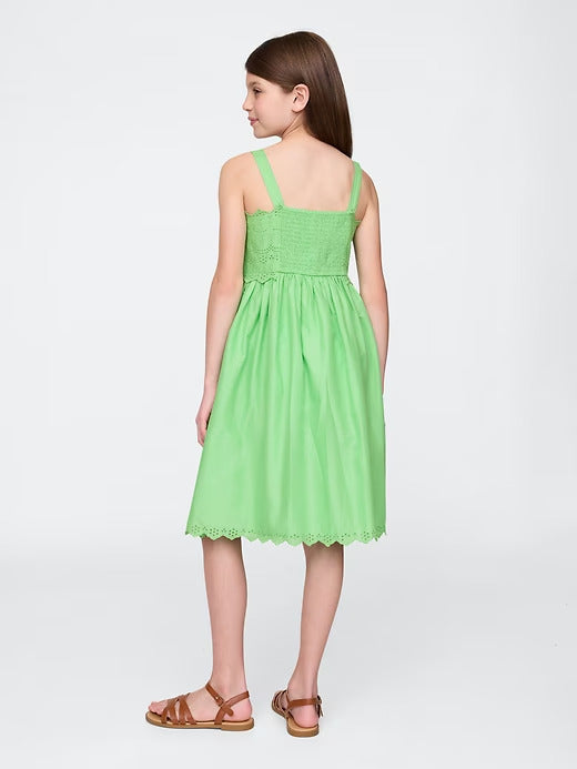 Gap Kids Embroidered Midi Dress