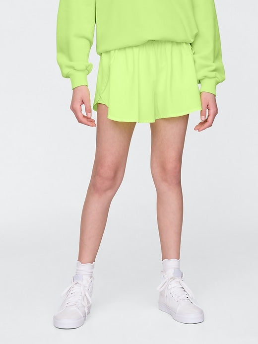 Gap Kids Recycled Butterfly-Hem Run Shorts