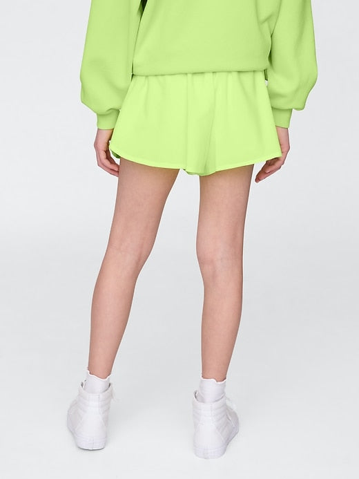 Gap Kids Recycled Butterfly-Hem Run Shorts