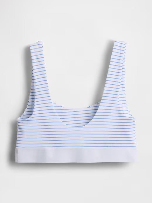 Gap Organic Stretch Cotton Gap Logo Bralette