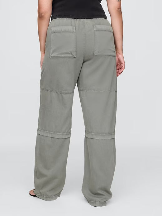 Gap Mid Rise Easy Utility Barrel Pants