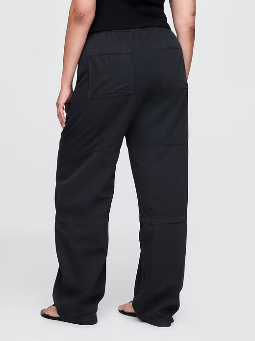Gap Mid Rise Easy Utility Barrel Pants