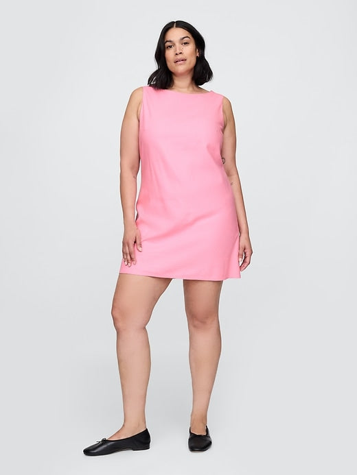 Gap Linen-Blend Mini Shift Dress