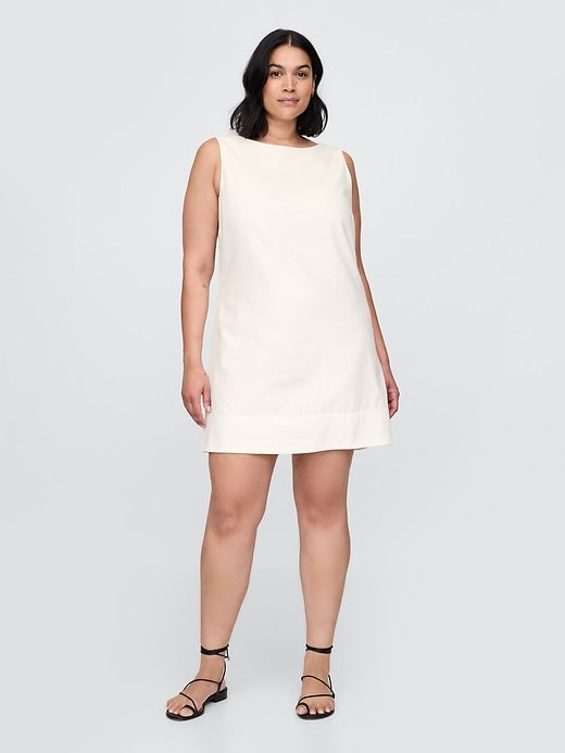 Gap Linen-Blend Mini Shift Dress