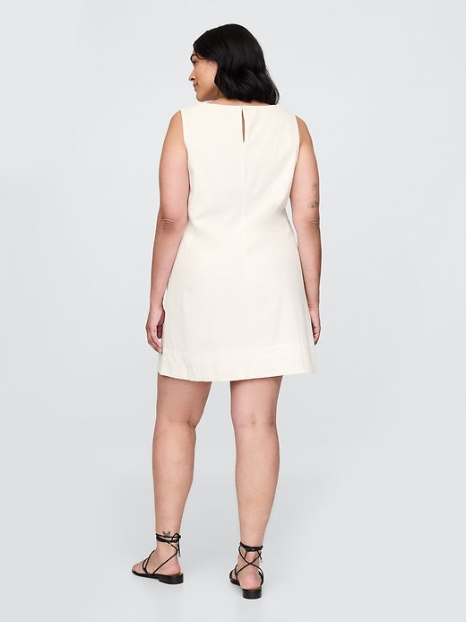 Gap Linen-Blend Mini Shift Dress