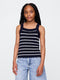 Navy Blue Stripped