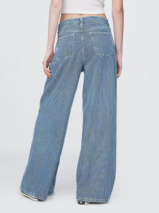 Gap Mid Rise UltraSoft Baggy Jeans