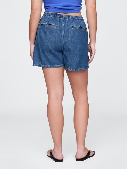 Gap Mid Rise UltraSoft Easy Denim Boxer Shorts