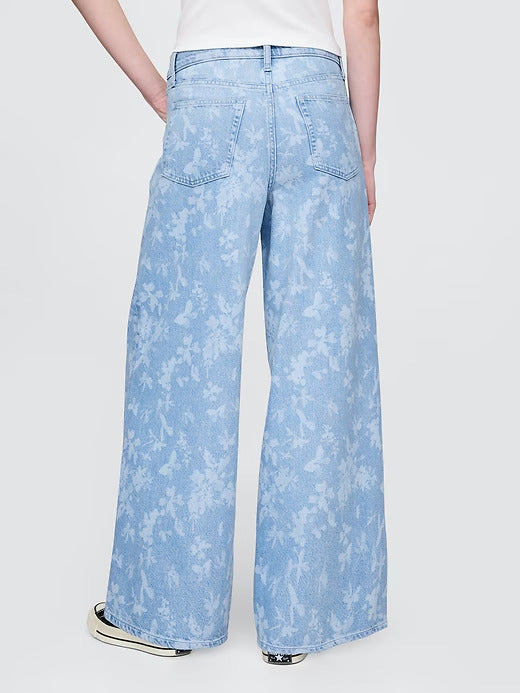 Gap Mid Rise UltraSoft Baggy Jeans