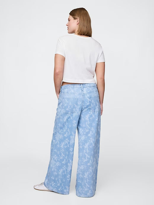 Gap Mid Rise UltraSoft Baggy Jeans