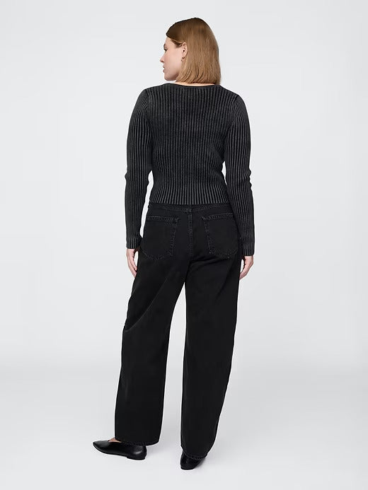 Gap Curvy High Rise Barrel Jeans