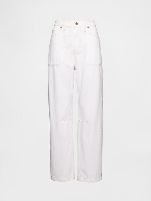 Gap Curvy High Rise Barrel Jeans