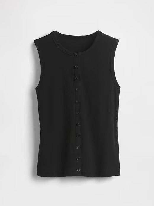 Gap Modern Rib Cardigan Vest
