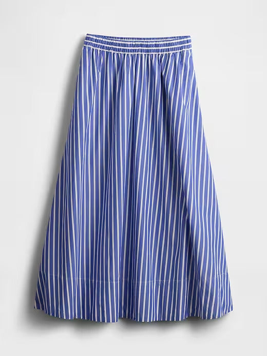 Gap Poplin Maxi Skirt
