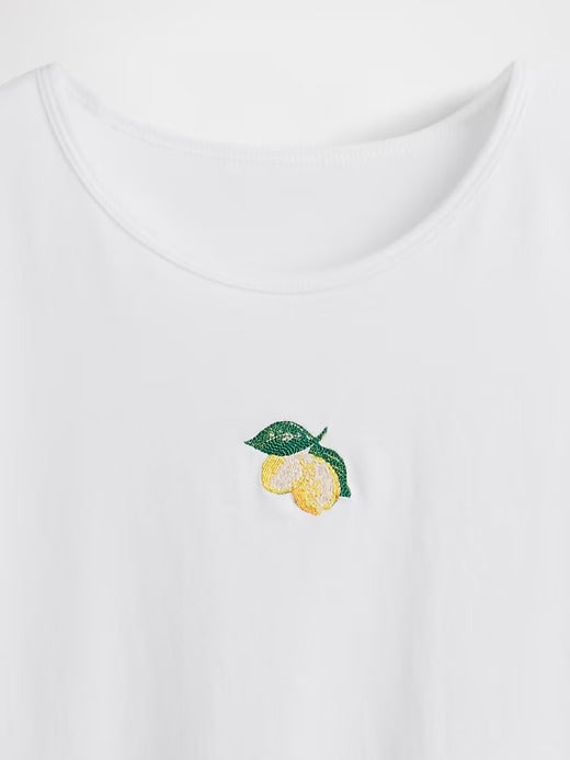 Gap Cropped Graphic T-Shirt