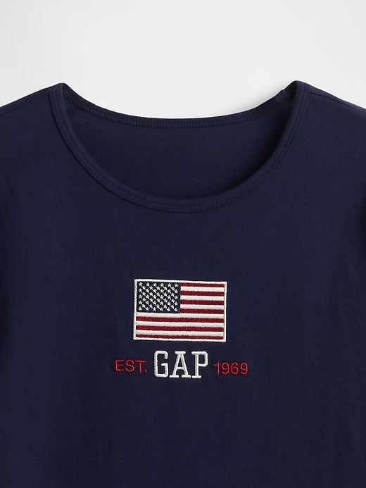 Gap Cropped Graphic T-Shirt