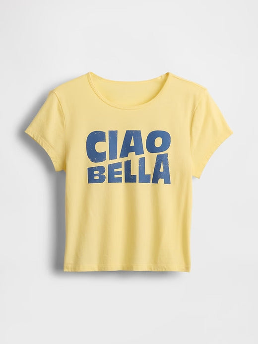 Gap Cropped Graphic T-Shirt