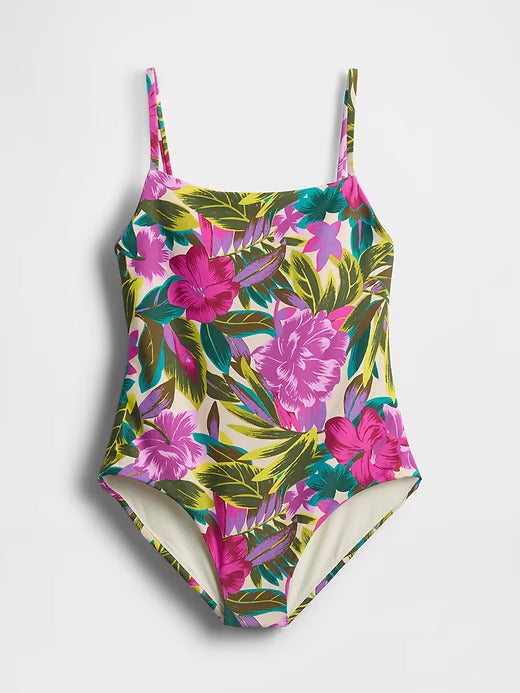 Gap Square-Neck One-Piece Swimsuit