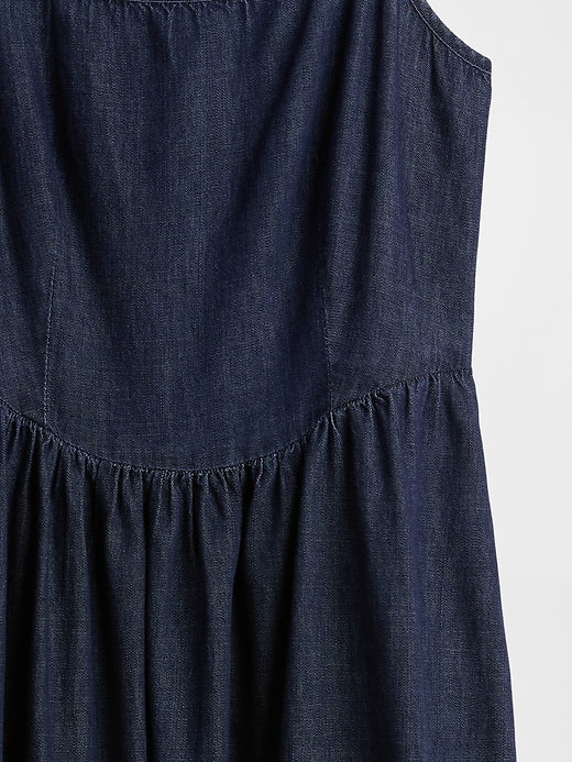 Gap Denim Drop-Waist Maxi Dress