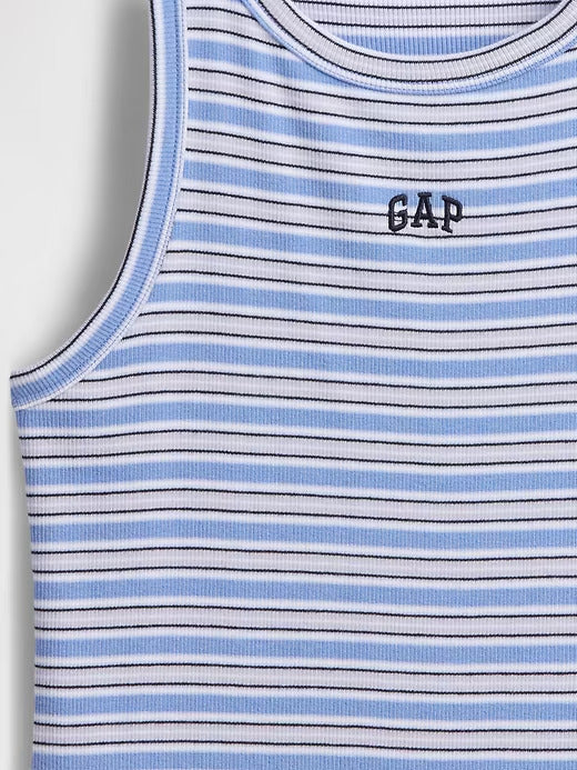 Gap Modern Rib Logo Halter Top