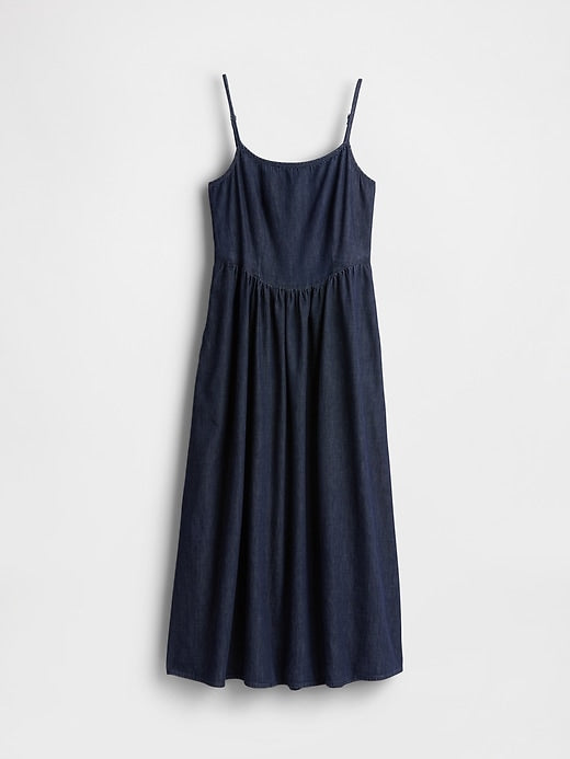 Gap Denim Drop-Waist Maxi Dress
