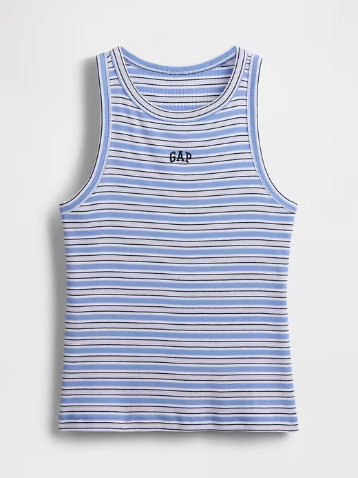 Gap Modern Rib Logo Halter Top