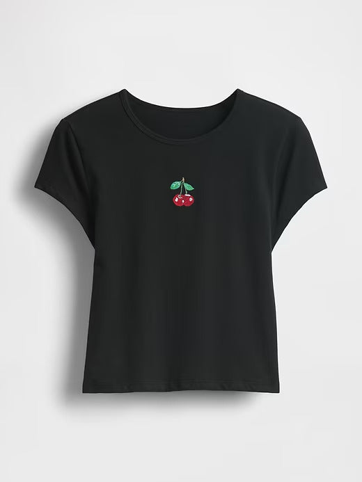 Gap Cropped Graphic T-Shirt