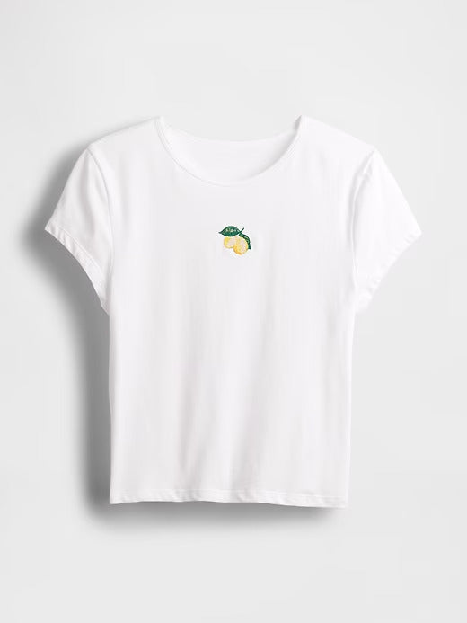 Gap Cropped Graphic T-Shirt