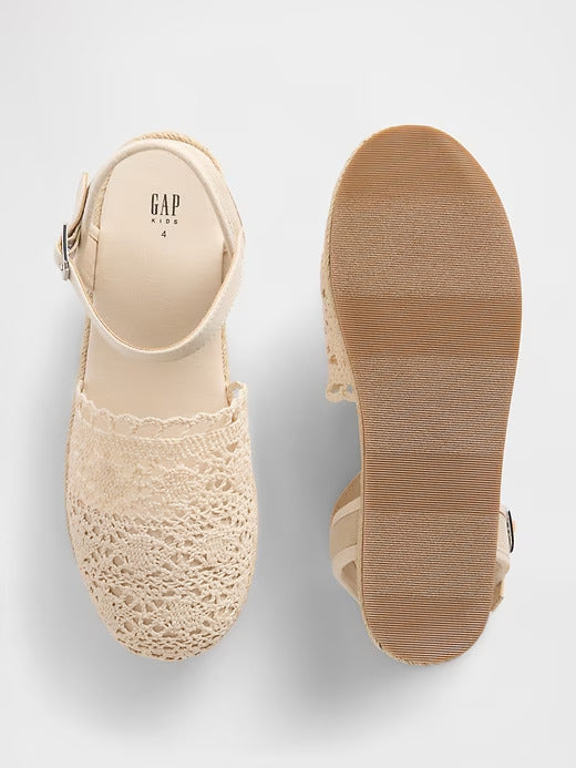 Gap Kids Crochet Espadrilles