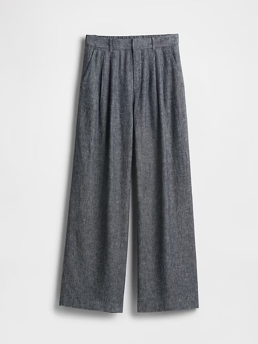 Gap 365 High Rise Linen-Blend Trousers