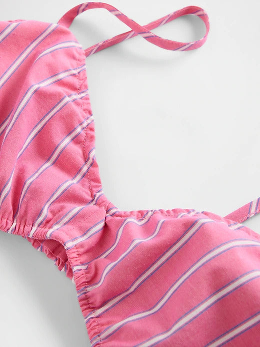 Gap Poplin Triangle Bralette