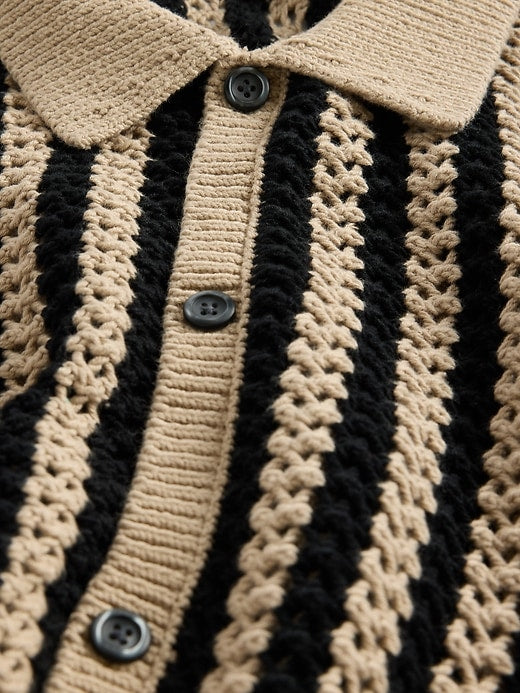 Gap Mesh Sweater Shirt