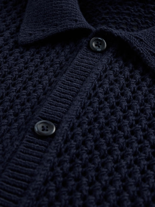 Gap Mesh Sweater Shirt