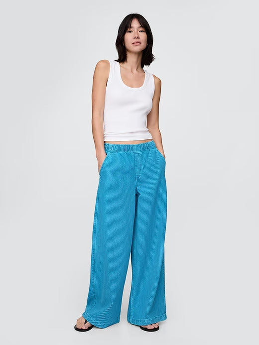 Gap Mid Rise UltraSoft Easy Baggy Jeans