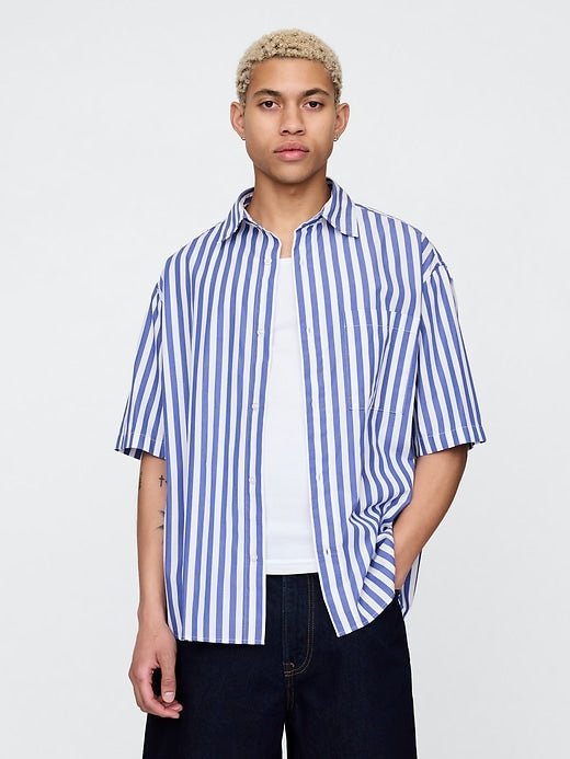 Gap Organic Cotton Oversized Poplin Shirt