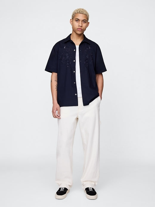 Gap Eyelet Poplin Shirt