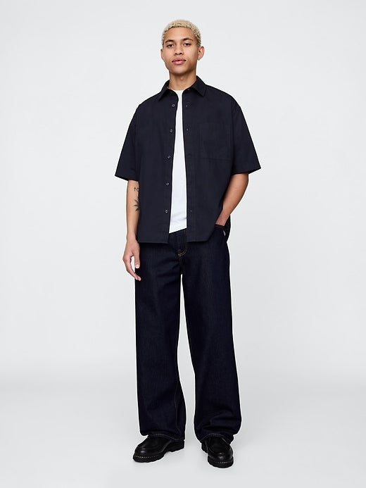 Gap Organic Cotton Oversized Poplin Shirt