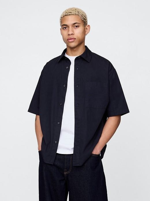 Gap Organic Cotton Oversized Poplin Shirt