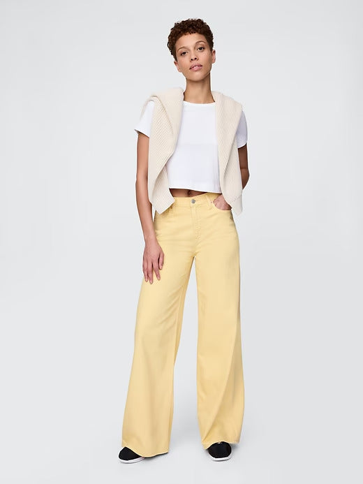 Gap Mid Rise UltraSoft Baggy Jeans