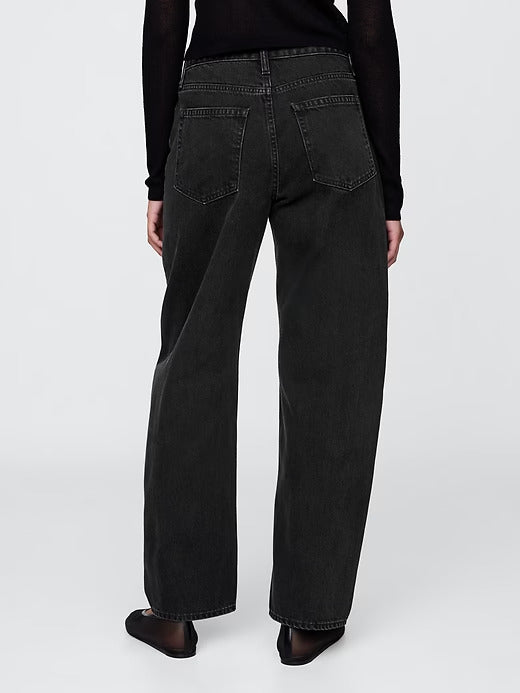 Gap Curvy High Rise Barrel Jeans