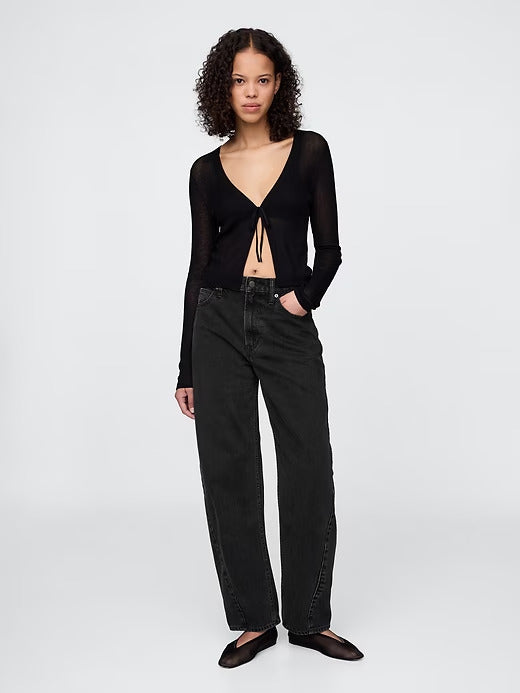 Gap Curvy High Rise Barrel Jeans