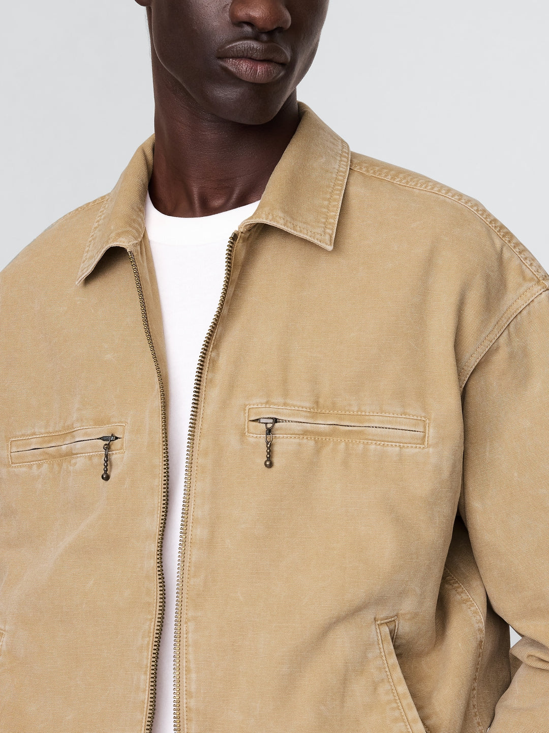 GAP Canvas Moto Jacket