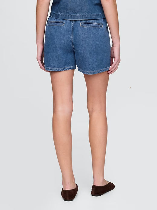 Gap Mid Rise UltraSoft Easy Denim Boxer Shorts