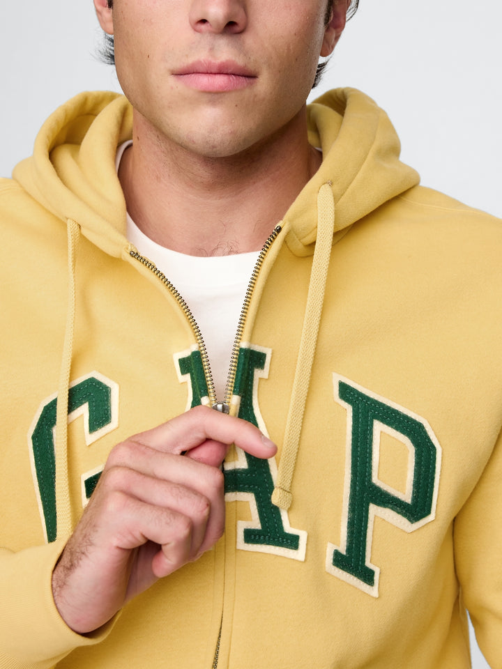 GAP VintageSoft Arch Logo Full-Zip Hoodie